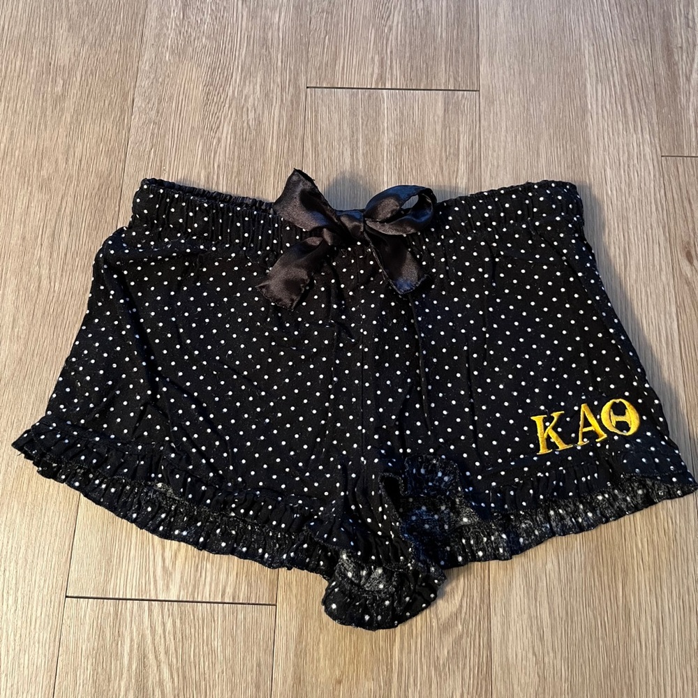 Black Pajama Shorts